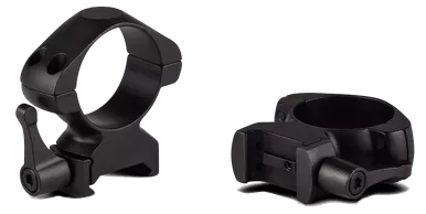 Konus 7409 Steel RingsMatte Black 30mm Quick Release High 0 MOA