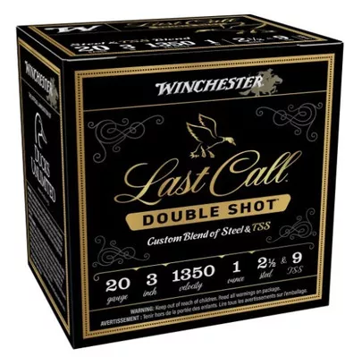 Last Call Dbl Shot 20Ga 1oz #2.5 & #9 TSS 25/Bx