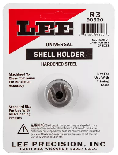 Lee Precision 90520 Shell Holder Universal #3R 30/30 / 32/40 / 6.5x55 Mauser