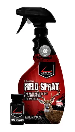 Lethal 97176731ZC Field SprayOdor Eliminator Odorless Scent 32oz Spray