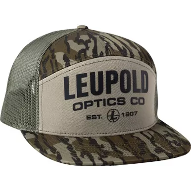 LEUPOLD Men's Mossy Oak Bottomland 7 Panel Trucker (186779)