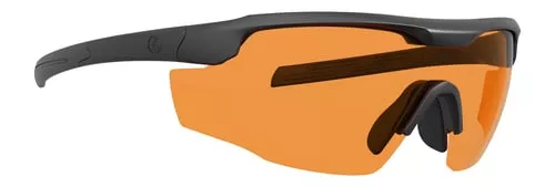 Leupold Sentinel Sunglasses Matte Black Orange Lens Laser Safe