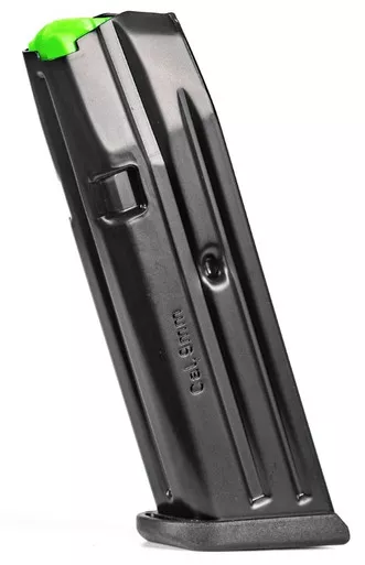 Mag G17 9mm Flush Fit Anti Frictn Blk 10rd