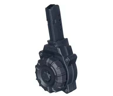 Magazine Glock 43 9mm Blk Poly Drum 30rd