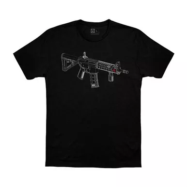 Magpul Blueprint Blend T-Shirt, Black, 2X-Large
