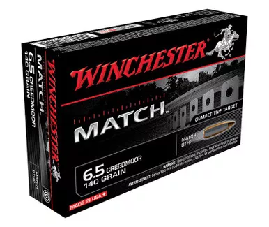 Match 6.5 CRE 140gr HP 20/bx