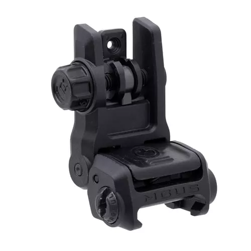 MBUS 3 sight Rear Black