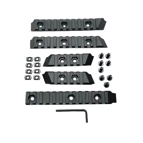Meta Tactical Llc MTAACCRAILS M-LOK Picatinny Accessory RailsBlack 0 MOA
