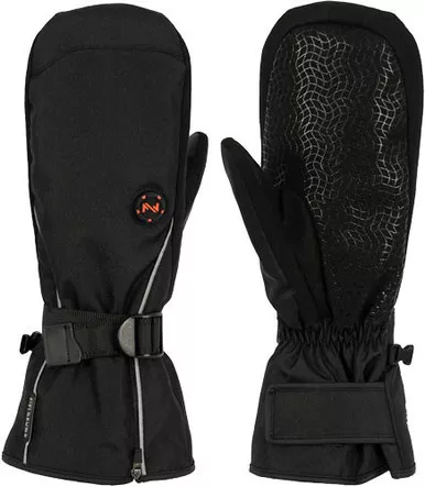 Mobile Warming Unisex Storm Heated Mittens Black X-Large