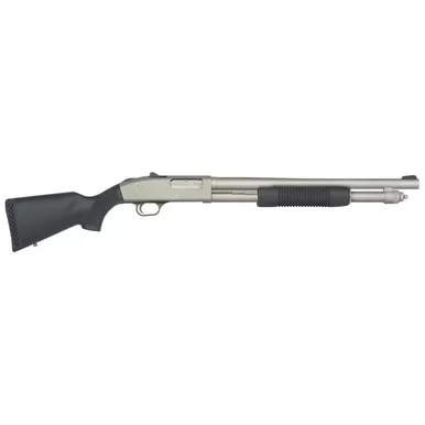 Mossberg 590A1 Semi-Automatic 12 Gauge Shotgun 18.5" Silver Barrel