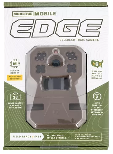 Moultrie MCG14076 Mobile EdgeBrown Compatible w/ Moultrie Mobile App Built In Memory (No SD Card Required) Memory