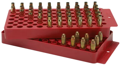 MTM Case-Gard LT150M30 Universal Loading TrayRed Multi-Caliber Plastic 50rd