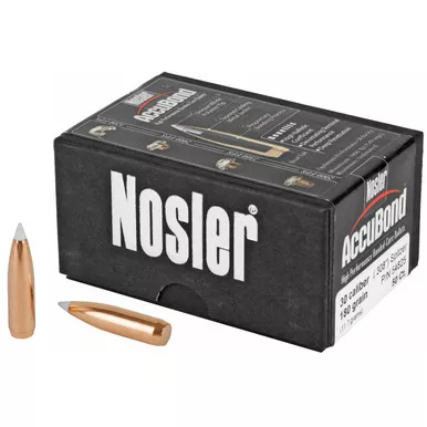 Nosler 30 Caliber .308" 180gr AccuBond 50/Box