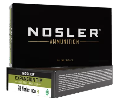 Nosler 40039 E-Tip28Nosler 150gr E Tip Lead Free 20 Per Box/10 Case