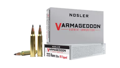Nosler 65139 Varmageddon223Rem 53gr Flat Base Tipped 20 Per Box/20 Case