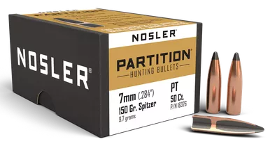 Nosler Partition Bullets 7mm 150 Grain 50 Count