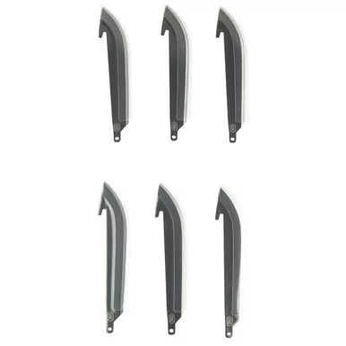 Outdoor Edge RazorSafe Drop Point Knife Replacement Blades Black 6PK