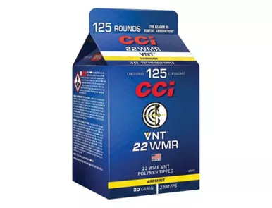 Rimfire 22WMR 30gr VNT Pour pack 125rd