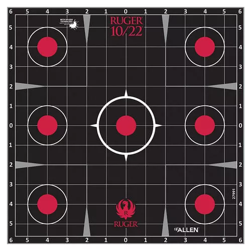 Ruger 28001 Splash Adhesive Target Kit17.5" X 13.5" Black/Red Includes 3 Paper Targets