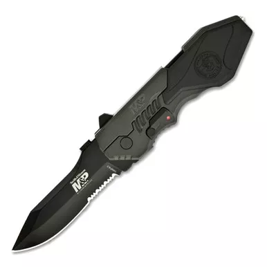 S&W M&P 2nd Gen MAGIC Assist 3.5in Liner Lock Drop Point Folding Knife (SWMP4LS)