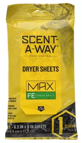 Scent-A-Way Max Dryer SheetsFresh Earth 15 pk.