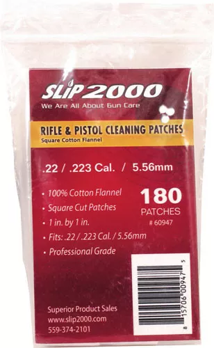 Slip 2000 .22 Caliber Cleaning Patches 180-Pack