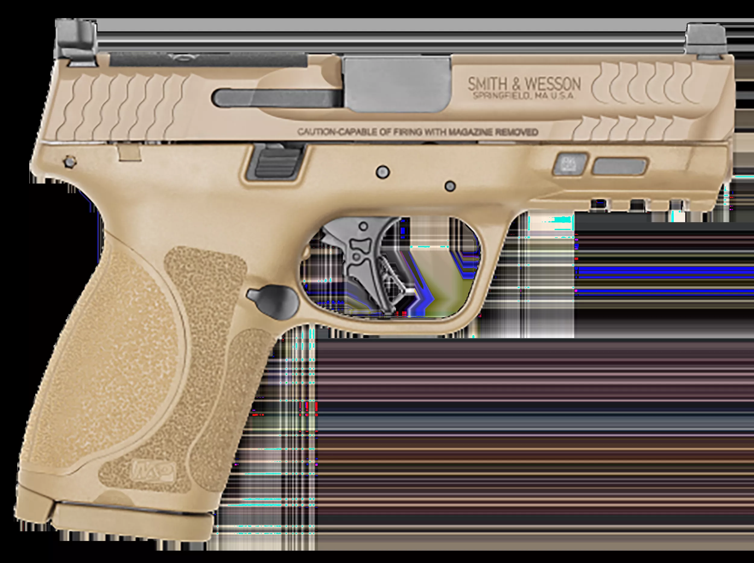 Smith & Wesson M&P M2.0 9mm Luger 4" Pistol Flat Dark Earth