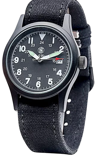Smith & Wesson SWW1464BK Military Watch Black