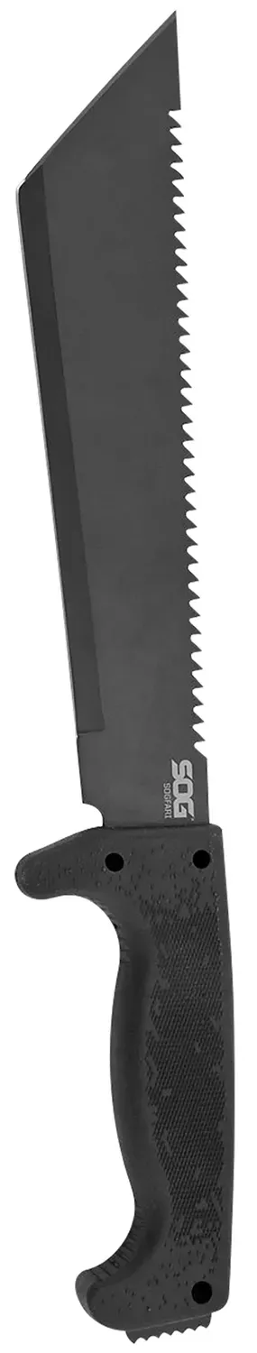 SOGfari10" Black Hardcased 3Cr13MoV SS Blade Black Kraton Handle 16" Long Includes Sheath