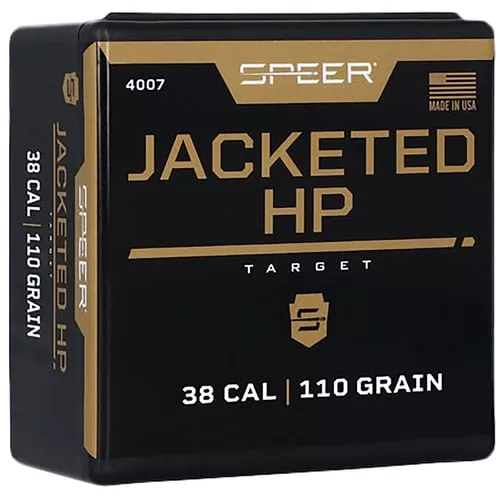 Speer Jacketed Handgun Bullets .38 cal .357 110 gr JHP 100/ct