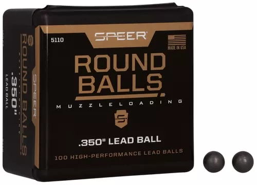 Speer Muzzleloader Round Lead Balls .350 64 gr MZRB 100/ct