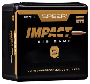Speer TB277H1 Impact277Cal 150gr Tipped Plated 50 Per Box/5 Case