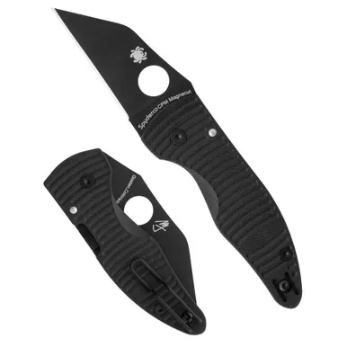 SPYDERCO MICROJIMBO SALT 2.45" BLK