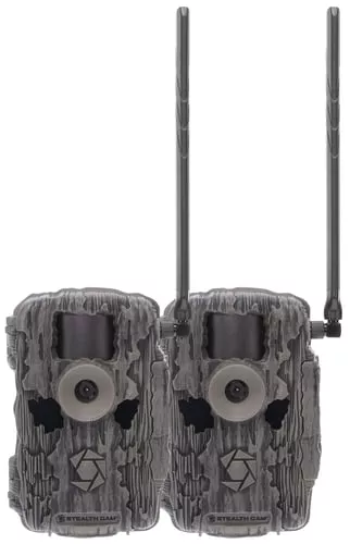StealthCam Fusion Max Trail Camera w Auto Network Coverage 36MP 2/Pack