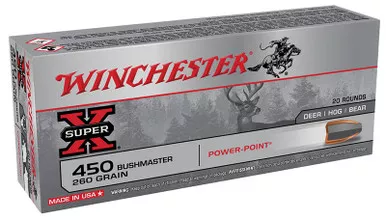 Super-X 450 Bushmaster 260gr PP 20/Box