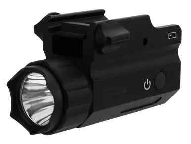 Tacfire 360 Lumen Compact Pistol Flashlight Black
