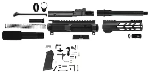 TacFireAR Build Kit9mm Luger 7.50" Barrel Black for AR Platform