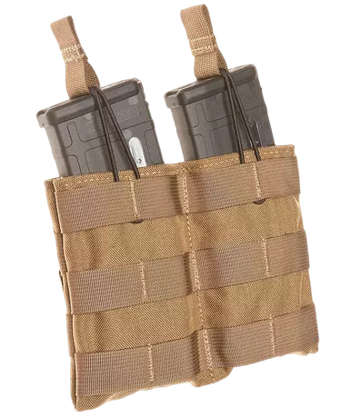 TacShield Double Rifle Magazine Pouch Coyote