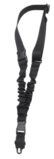 Tacshield T6010BK Shock Sling Black Webbing Single-Point Rifle/Shotgun