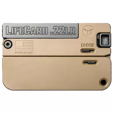TBZR Lifecard 22LR Aluminum Tan