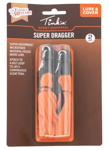 Tinks W5955 Scent DraggerMicrofiber 6 ft Absorbent Line 2 Pack