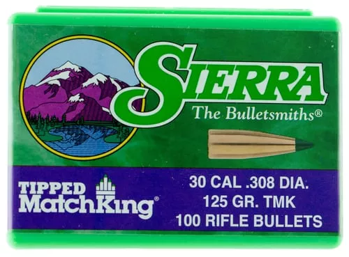 TIPPED MATCHKING 30 CALIBER 0.308" 125GR PTBT 100/BOX