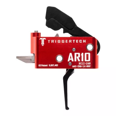 TRIGGERTECH AR10 AR Diamond Flat Black Trigger (ART-TRB-14-NNF)