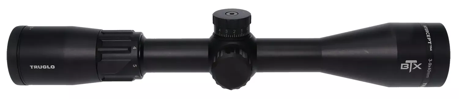 TruGlo Intercept Rifle Scope 3-9X40 BTX Duplex Reticle