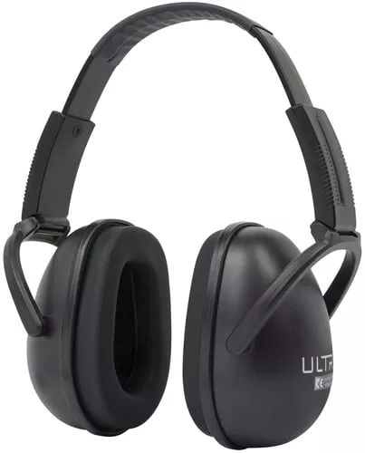 ULTRX SOUND BLOCKER PASSIVE EARMUFF BLACK 23db