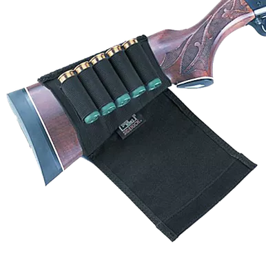 Uncle Mike's 88492 Buttstock Shell HolderBlack Nylon 5rd Shotgun