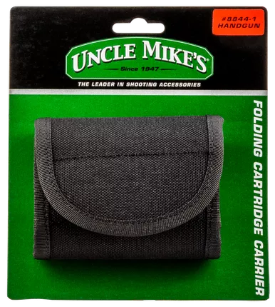 Uncle Mike's Belt Slide Pistol Ammo Wallet 12-Round Nylon Black