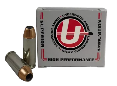 Underwood 10mm Auto Ammo 150 Grain JHP Box of 20