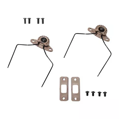 Unity Tactical Modular Attached Rail Kit Mark 2.0 with Ops Core Hardware FDE