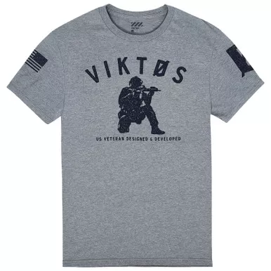 VIKTOS Men's Varsity Ash Heather Tee (18900)